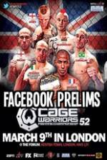 Watch Cage Warriors 52 Facebook Preliminary Fights Movie4k