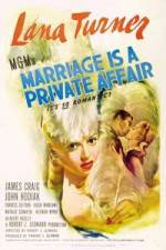 Watch Marriage Is a Private Affair Movie4k