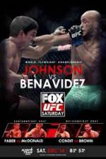 Watch UFC On Fox Johnson vs Benavidez II Movie4k