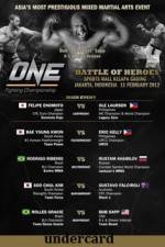 Watch ONE FC 2 Battle of Heroes Undercard Movie4k