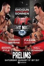 Watch UFC Fight Night 26 Preliminary Fights Movie4k