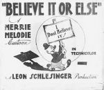 Watch Believe It or Else (Short 1939) Movie4k