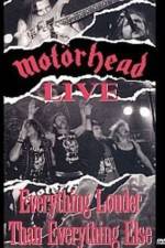 Watch Motorhead: Everything Louder Than Everything Else Movie4k