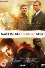 man in an orange shirt tv poster